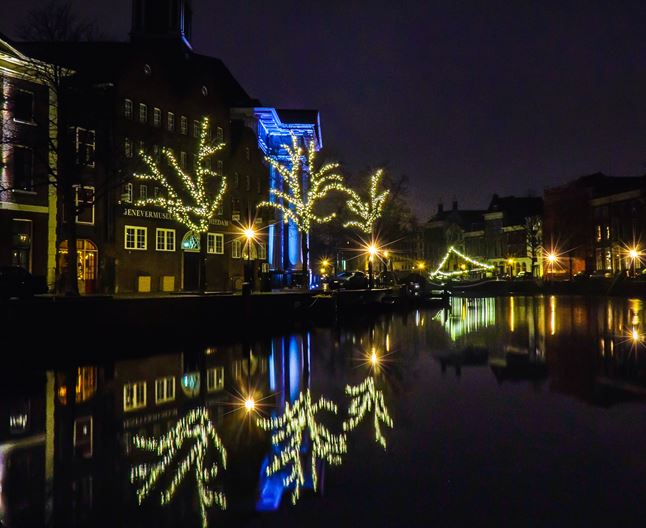 Kerstballen actie & winterse magie in Schiedam