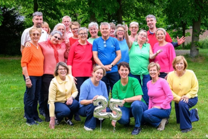 Multicolor in Zilver - 25 jaar Promskoor Schiedam