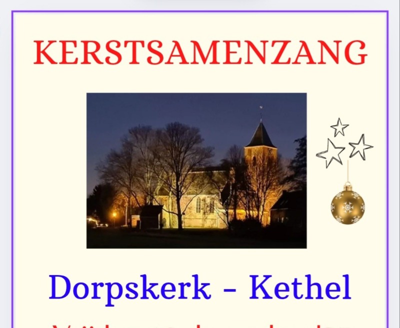 Kerstsamenzang Dorpskerk Kethel 