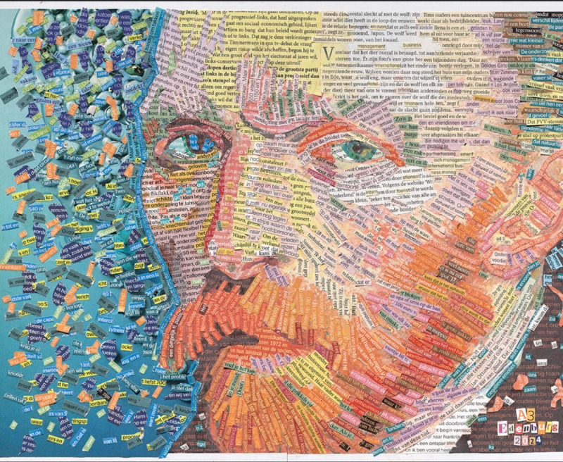 KnipArt-expositie van Adri Edenburg in Bibliotheek Schiedam