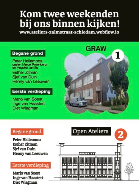 Open ateliers aan de Zalmstraat
