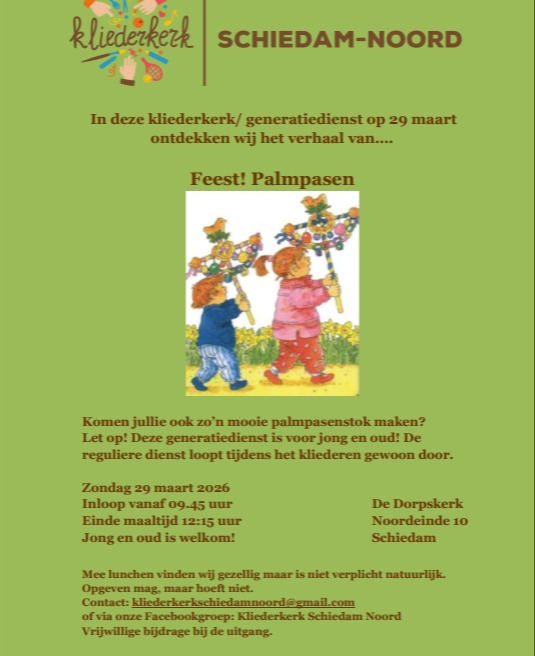 Palmpasen Kliederkerk 