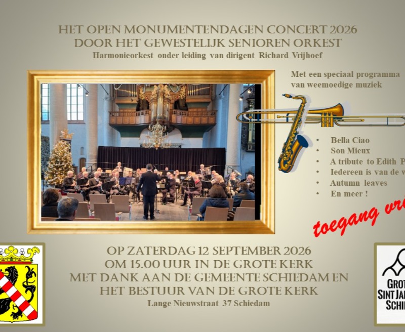 inloopconcert van het Gewestelijk Seniorenorkest