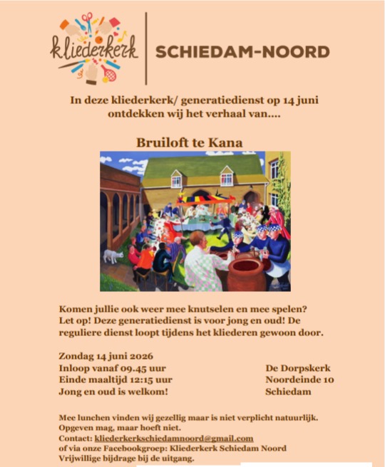 Kliederkerk / generatiedienst Dorpskerk Schiedam 