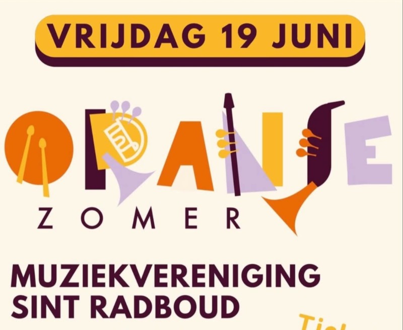 Oranjezomer | Muziekvereniging Sint Radboud Schiedam 