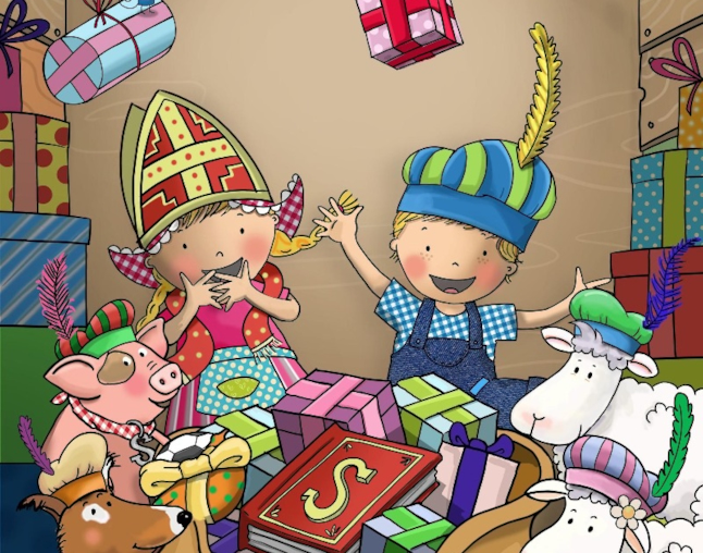 Fien Post sint sing along in Boekhandel Post Scriptum in Schiedam - sint sing along
